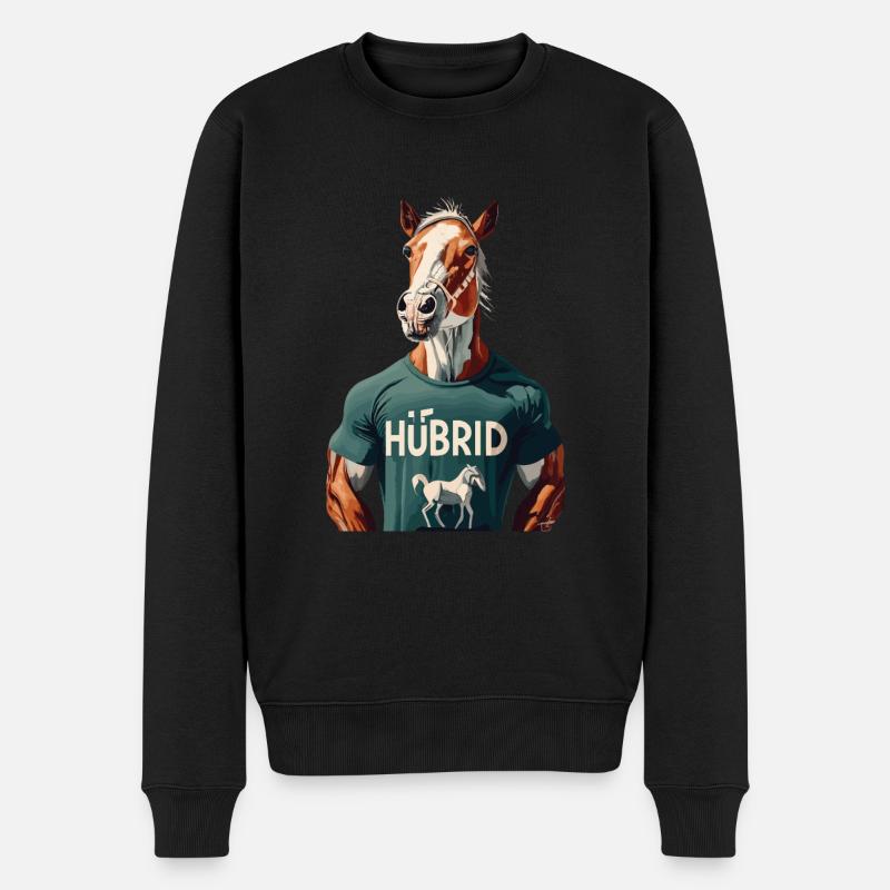 Hübrid - Pull Premium bio Homme - noir