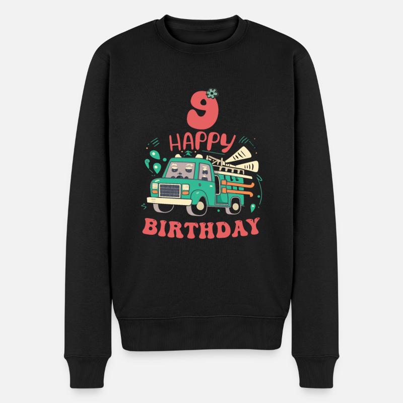 9e anniversaire les gars - Pull Premium bio Homme - noir