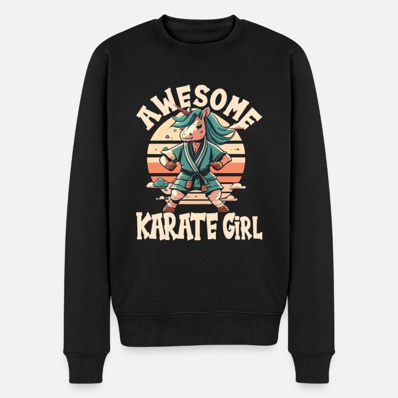 Karaté - Pull Premium bio Homme - noir