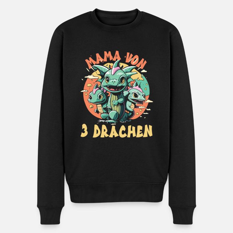 Maman - Pull Premium bio Homme - noir