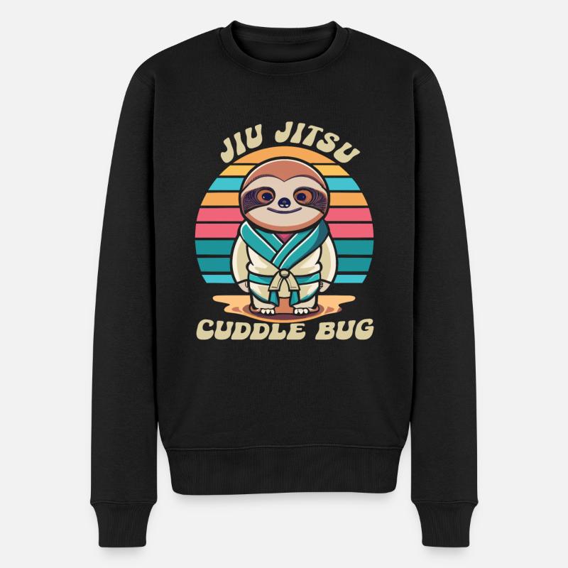 Jiu Jitsu - Männer Premium Bio Pullover - Schwarz