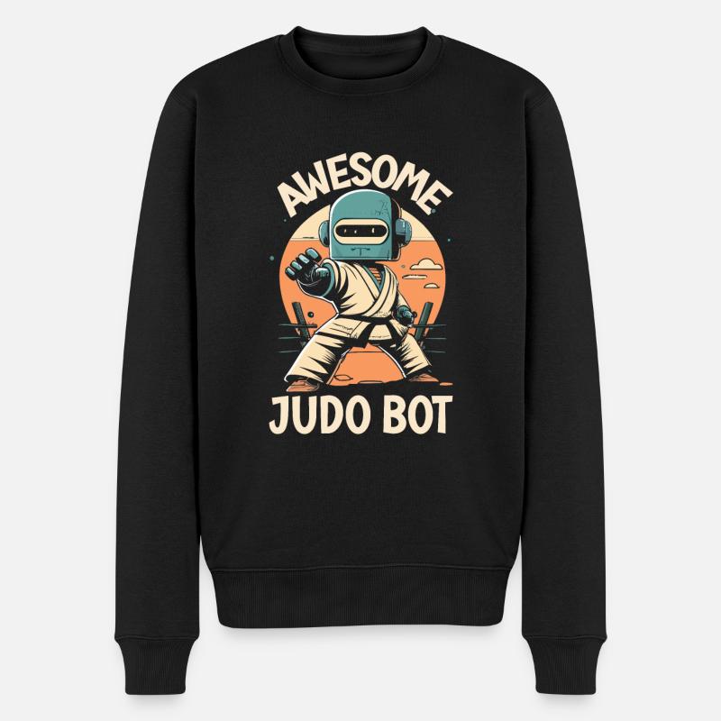 Judo - Pull Premium bio Homme - noir