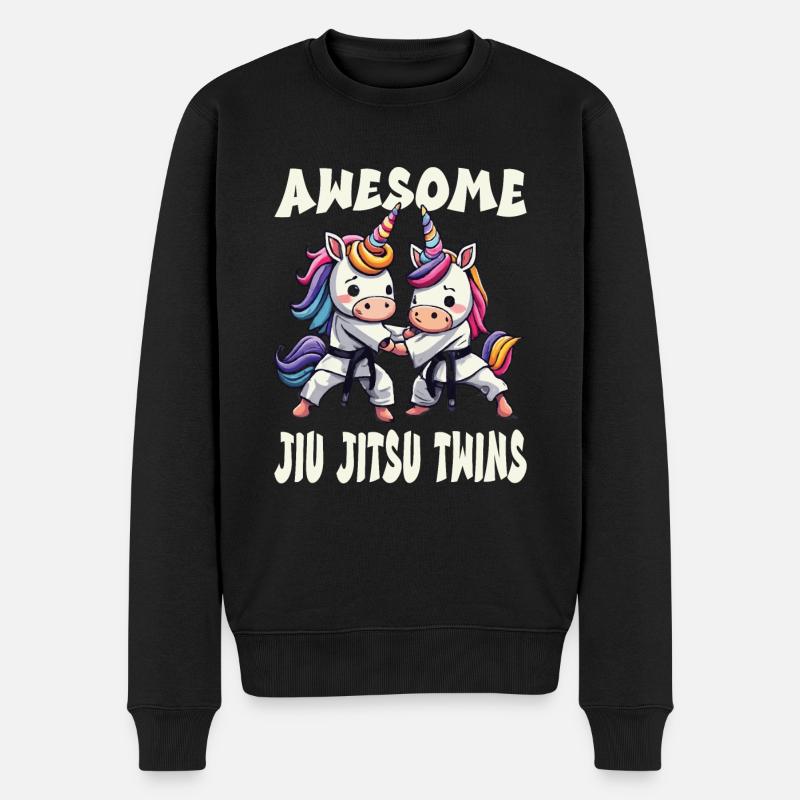 Jiu Jitsu - Pull Premium bio Homme - noir