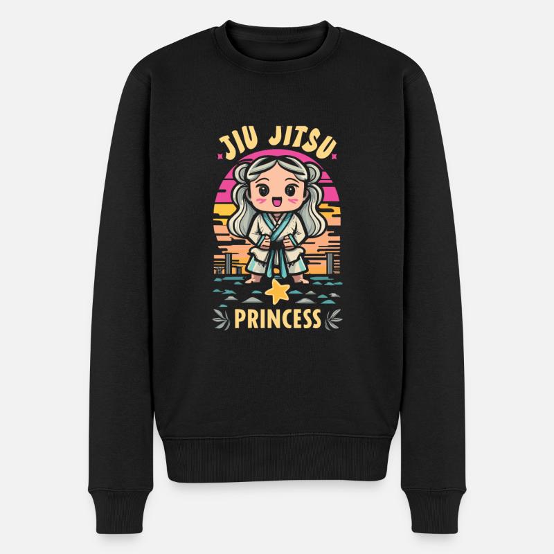 Jiu Jitsu - Männer Premium Bio Pullover - Schwarz