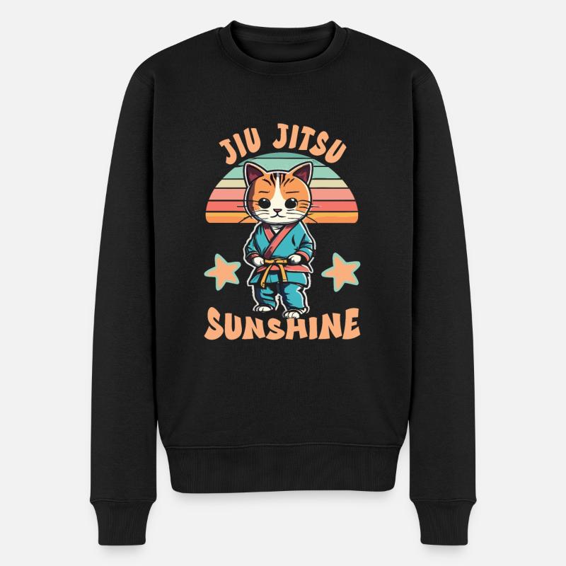 Jiu Jitsu - Männer Premium Bio Pullover - Schwarz