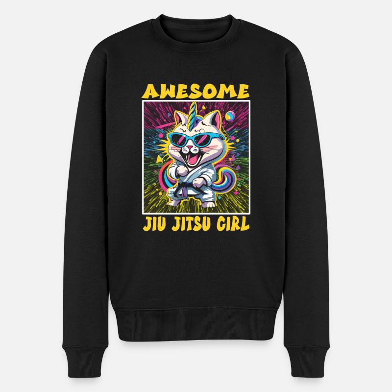 Jiu Jitsu - Pull Premium bio Homme - noir