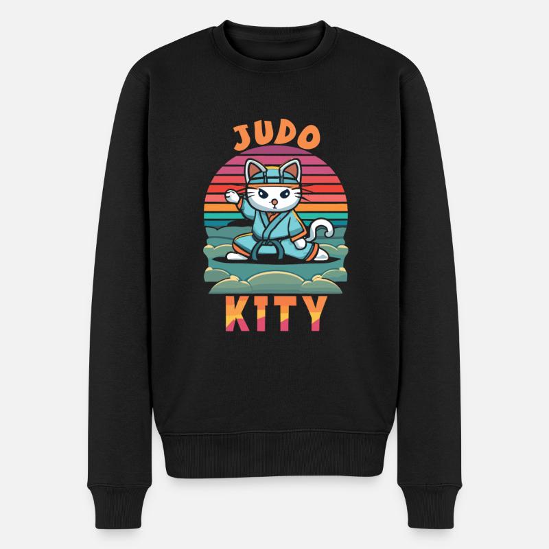 Judo - Pull Premium bio Homme - noir