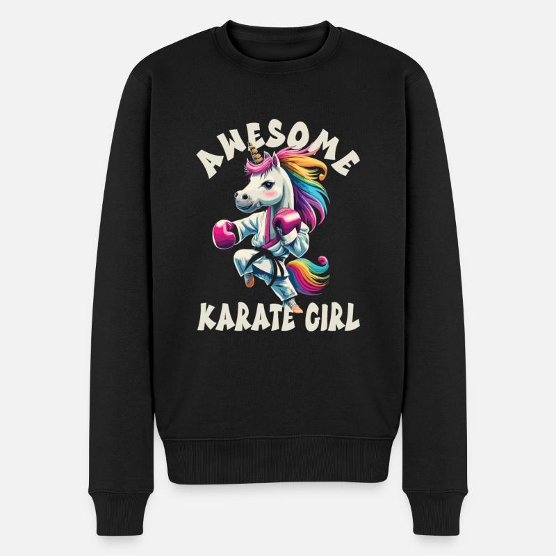 Karaté - Pull Premium bio Homme - noir