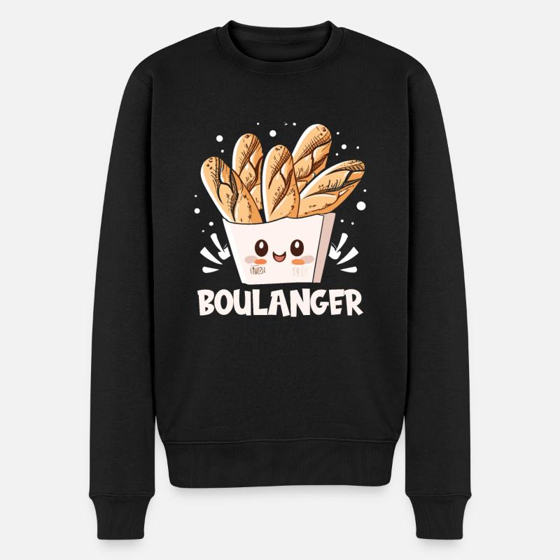 Cuisine française - Pull Premium bio Homme - noir