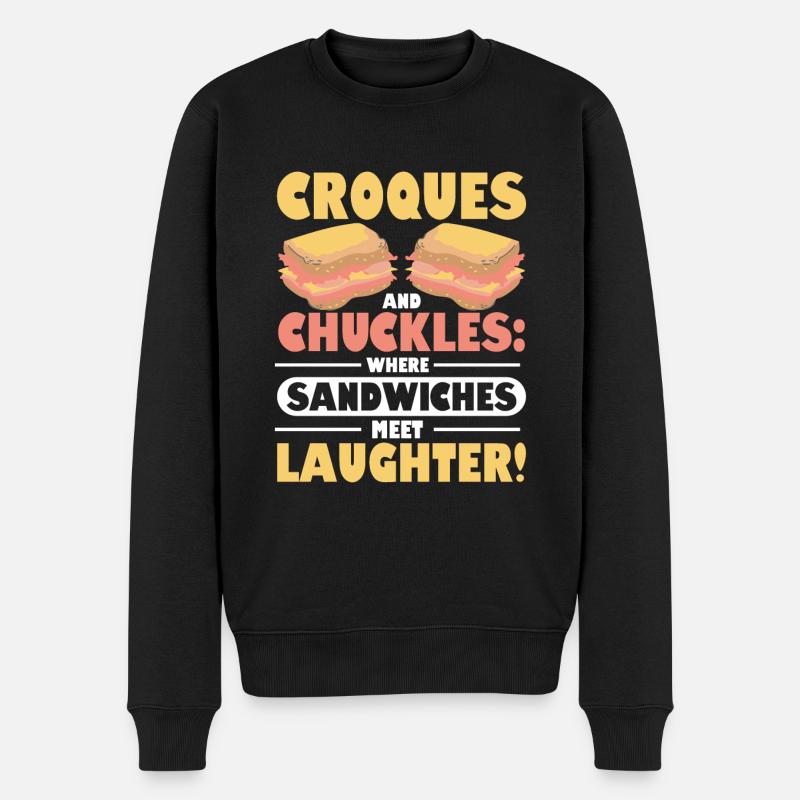 Cuisine française - Pull Premium bio Homme - noir