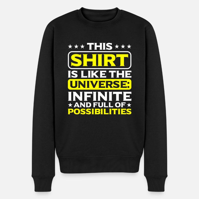 Philosophie - Männer Premium Bio Pullover - Schwarz