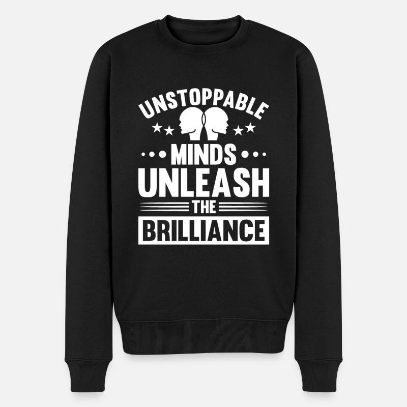 Psychologe - Männer Premium Bio Pullover - Schwarz
