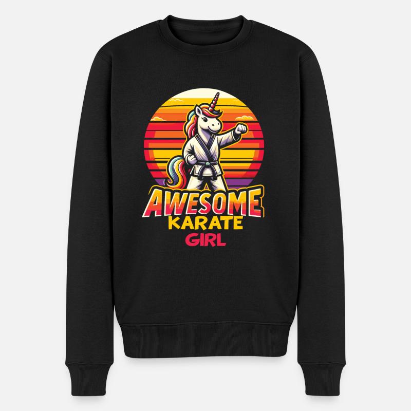 Karaté - Pull Premium bio Homme - noir