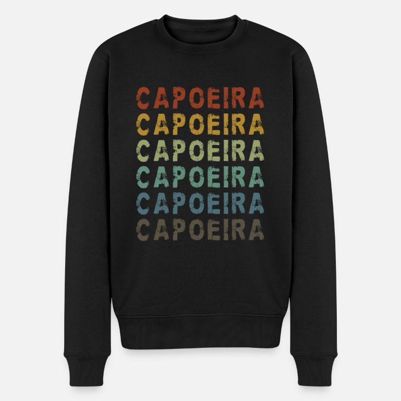 Capoeira - Pull Premium bio Homme - noir