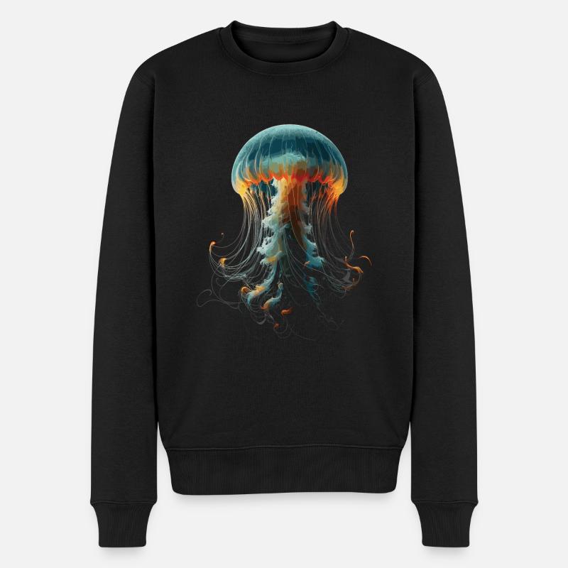 Méduse - Pull Premium bio Homme - noir