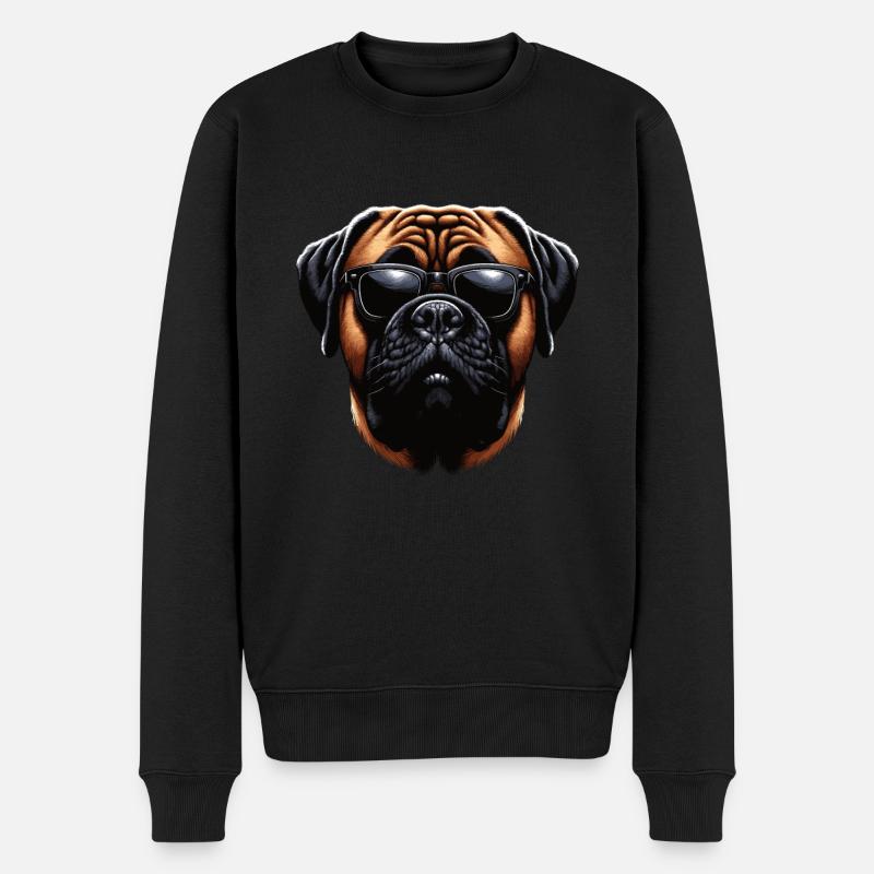 Bullmastiff - Männer Premium Bio Pullover - Schwarz