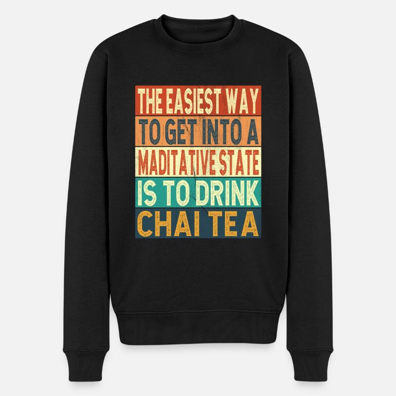 Chai - Pull Premium bio Homme - noir