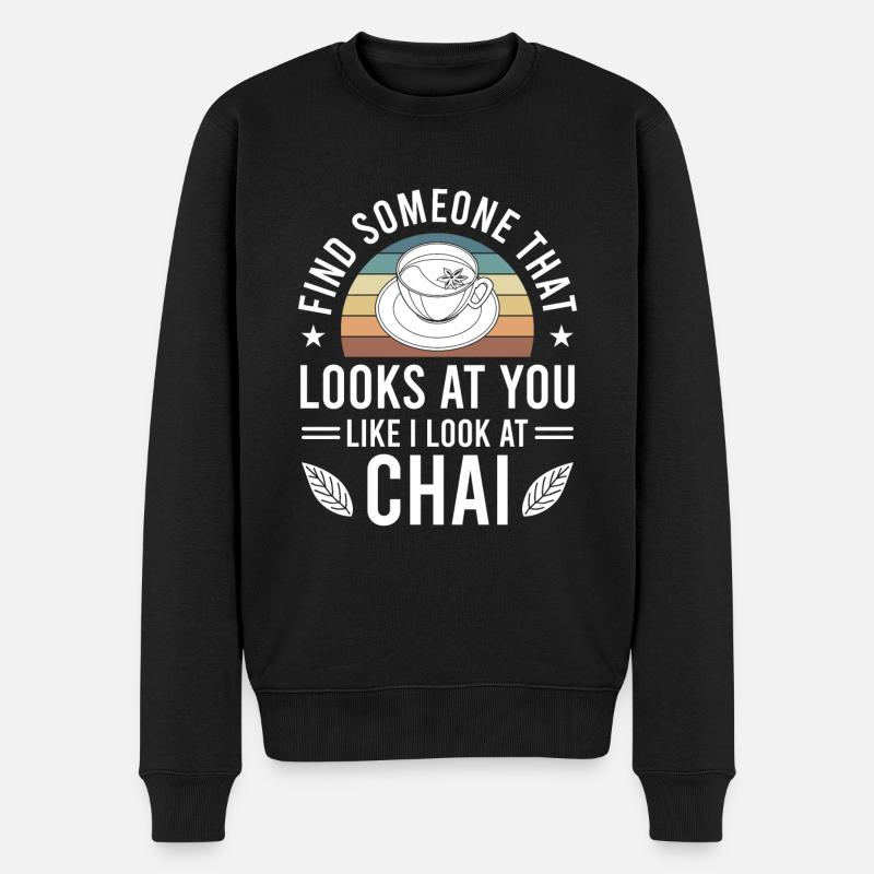 Chai - Pull Premium bio Homme - noir