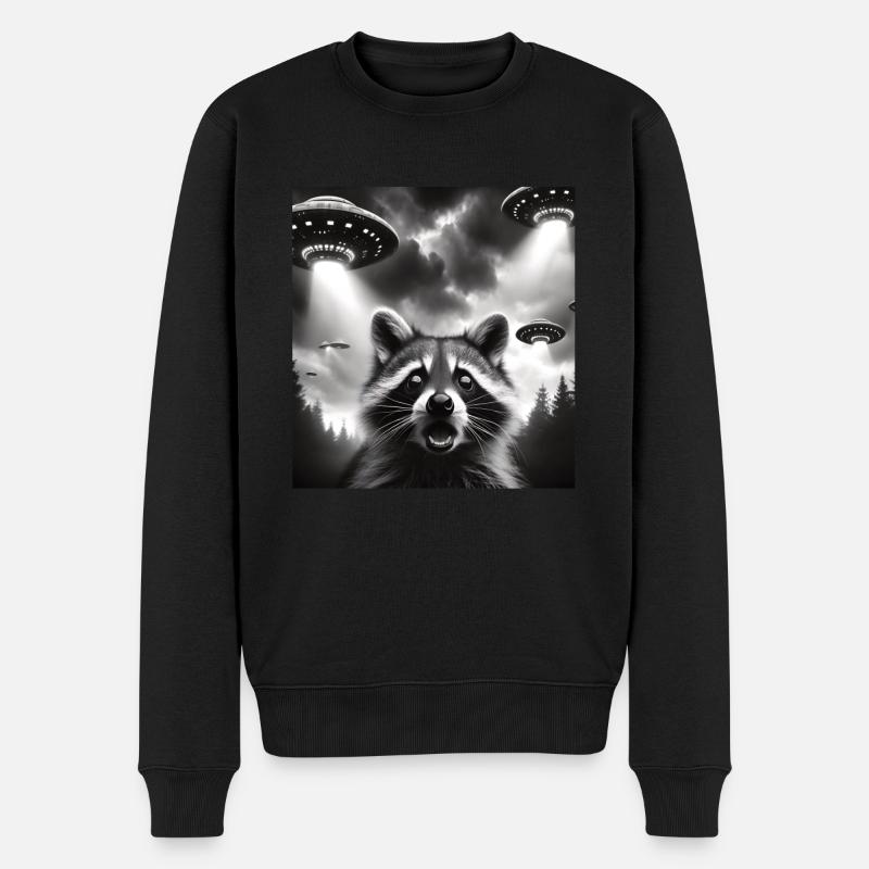 Raton laveur - Pull Premium bio Homme - noir