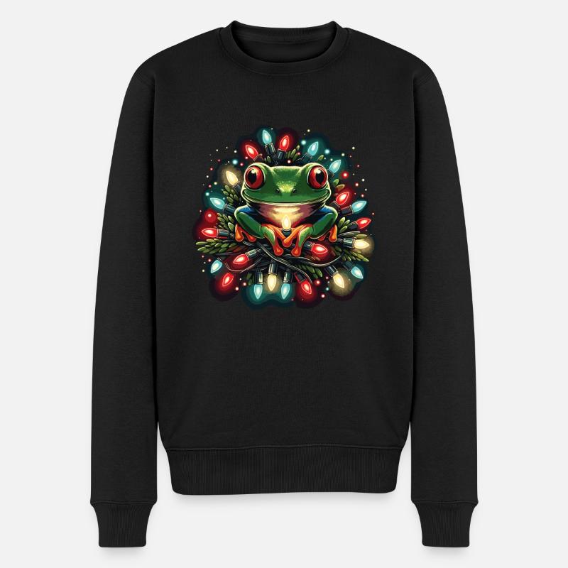 Grenouille - Pull Premium bio Homme - noir