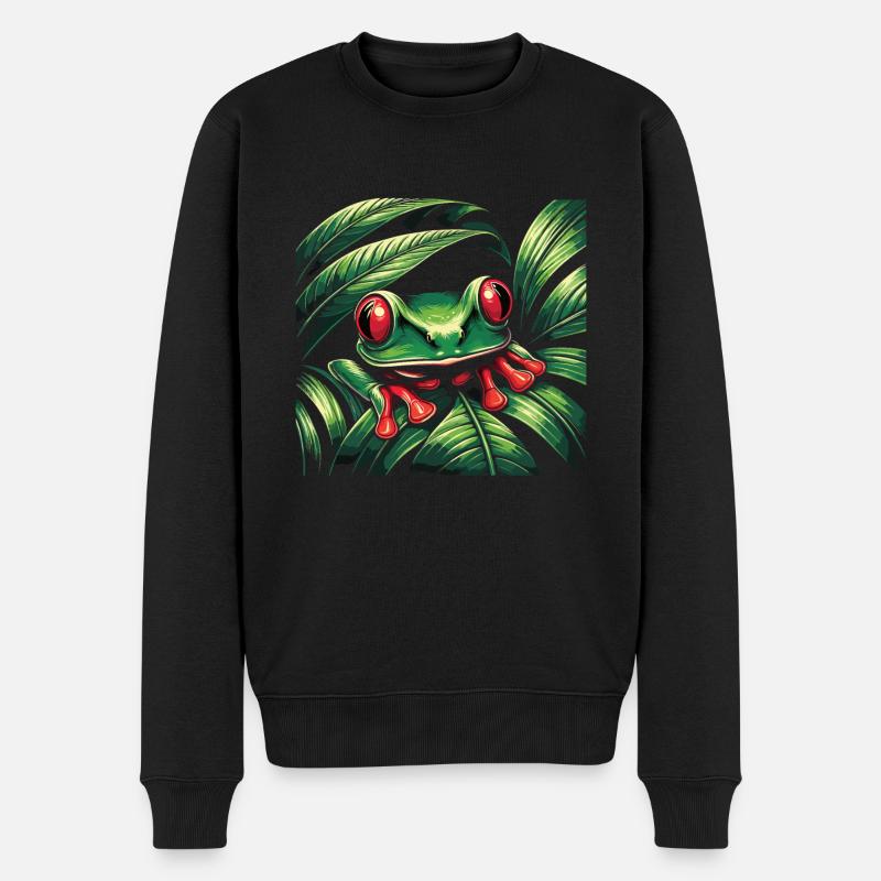 Grenouille - Pull Premium bio Homme - noir