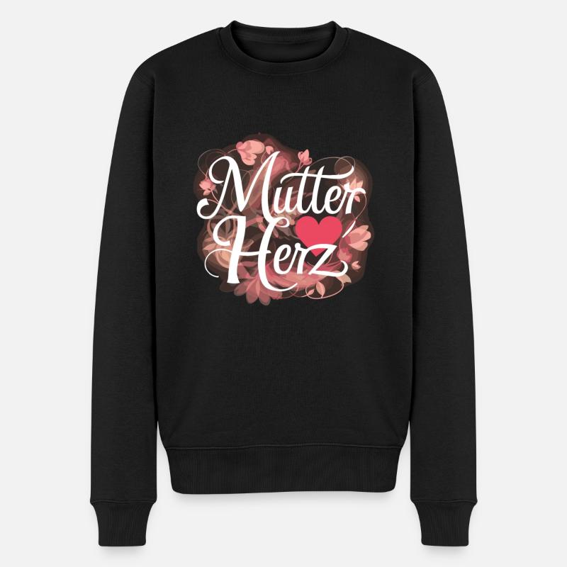 Fête des Mères - Pull Premium bio Homme - noir
