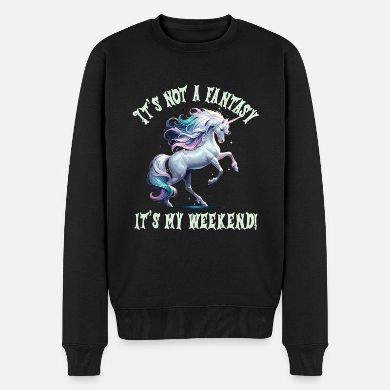 Marché médiéval - Pull Premium bio Homme - noir