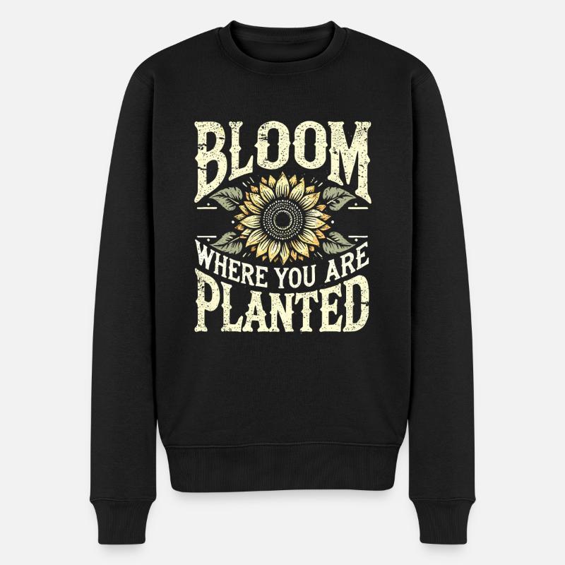 Jardin - Pull Premium bio Homme - noir