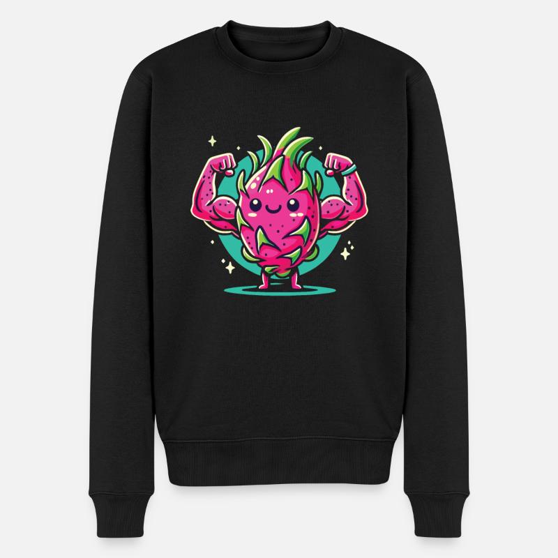 Früchtchen - Männer Premium Bio Pullover - Schwarz