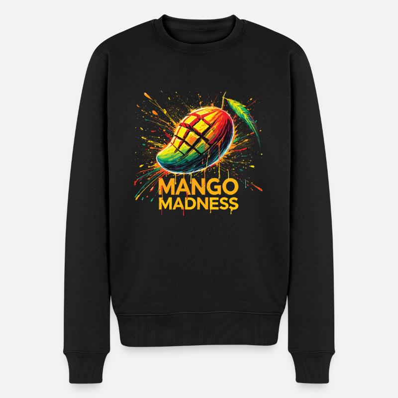 Früchtchen - Männer Premium Bio Pullover - Schwarz