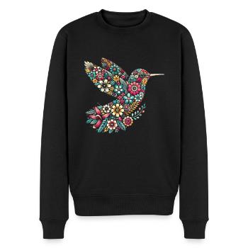 Exotic - Men's Premium Organic Jumper - black - Front - Nico (187cm)