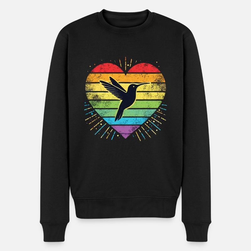 Exotisch - Männer Premium Bio Pullover - Schwarz