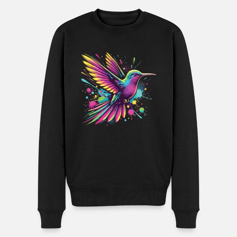 Exotisch - Männer Premium Bio Pullover - Schwarz