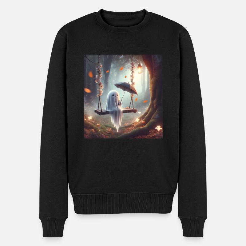 Märchen - Männer Premium Bio Pullover - Schwarz