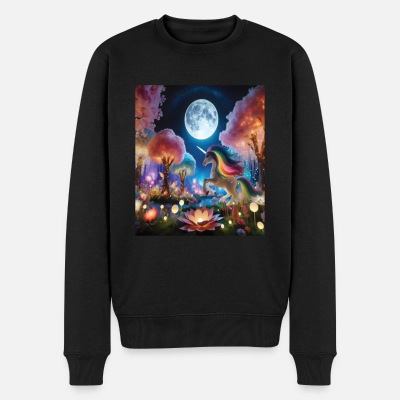 Märchen - Männer Premium Bio Pullover - Schwarz