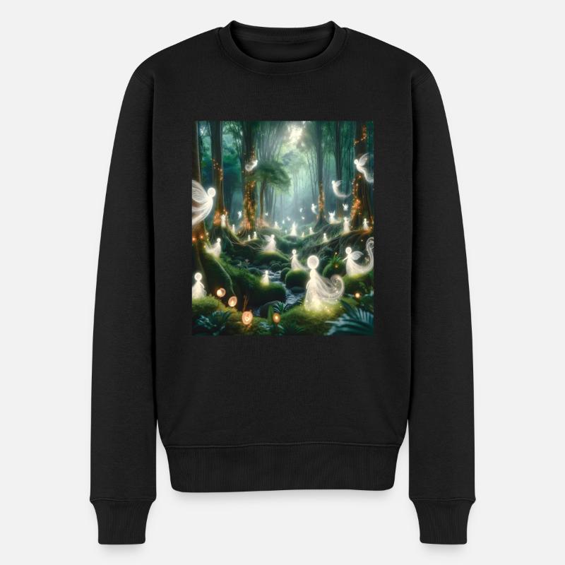 Märchen - Männer Premium Bio Pullover - Schwarz