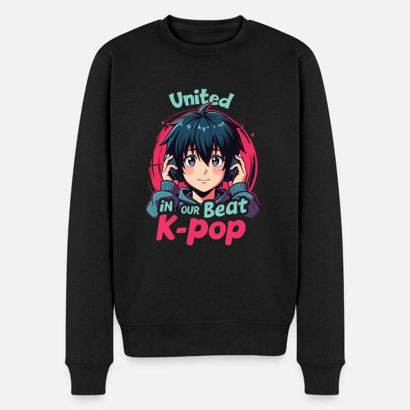 K-Pop - Pull Premium bio Homme - noir