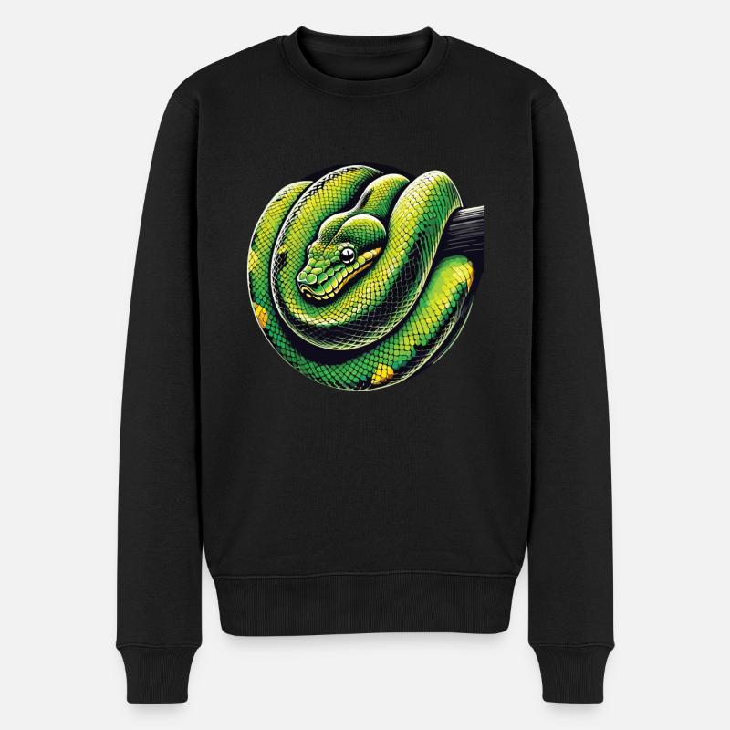 Serpent - Pull Premium bio Homme - noir
