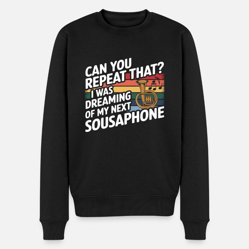 Sousaphone - Pull Premium bio Homme - noir