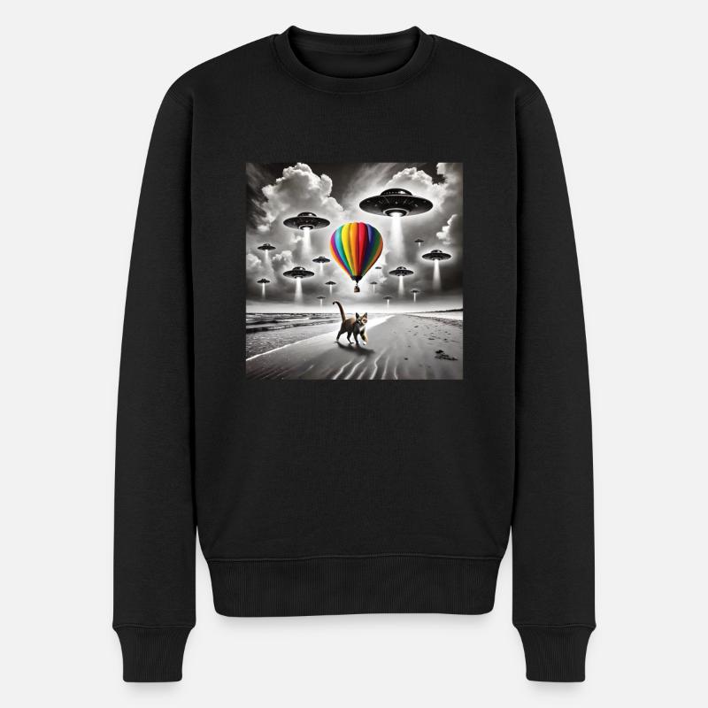 Ballon - Pull Premium bio Homme - noir