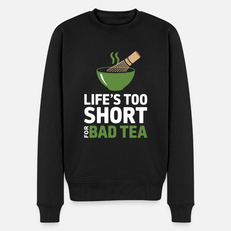 Le Matcha - Pull Premium bio Homme - noir