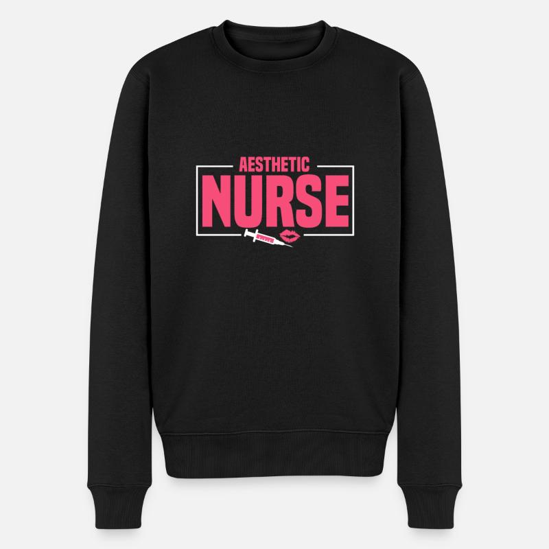 Kosmetikerin - Männer Premium Bio Pullover - Schwarz