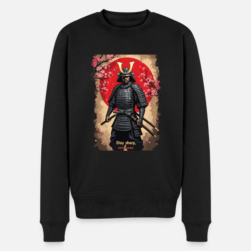 Kendo - Männer Premium Bio Pullover - Schwarz