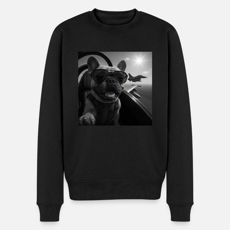 Bouledogue français - Pull Premium bio Homme - noir