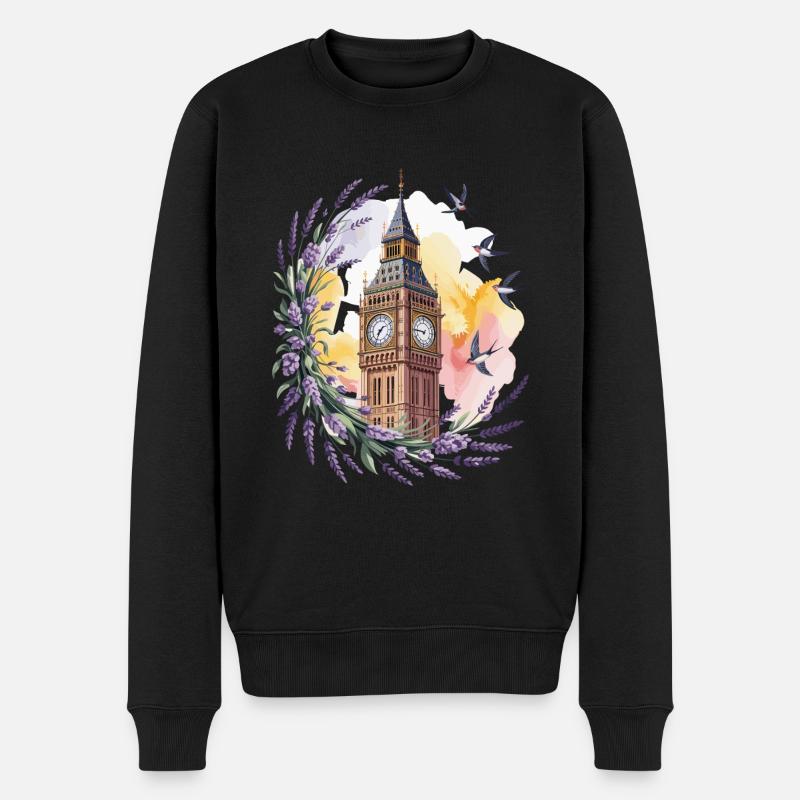 Vacances - Pull Premium bio Homme - noir