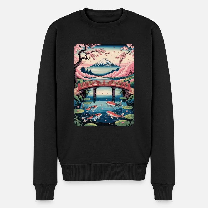 Urlaub - Männer Premium Bio Pullover - Schwarz