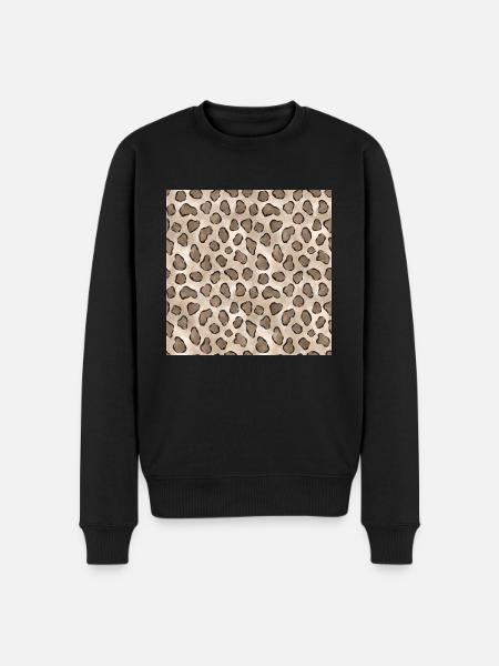 Modèle Snow Loepard - Pull Premium bio Homme - noir