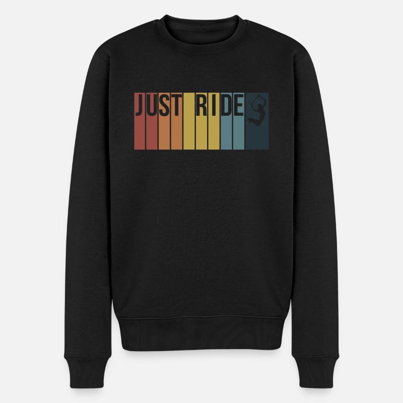 Just ride 6 - Pull Premium bio Homme - noir