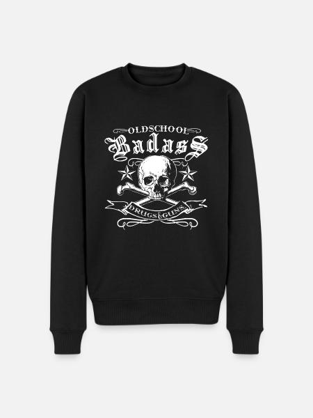Badass Oldschool2 - Pull Premium bio Homme - noir