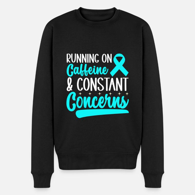 Angststörung Anxiety disorder - Männer Premium Bio Pullover - Schwarz